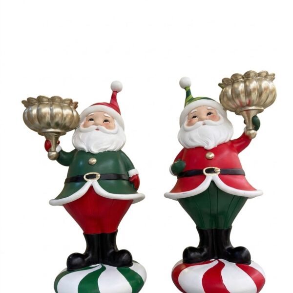 Porta candela babbo Natale goodwill