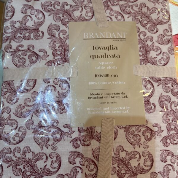 Tovaglia quadrata 100x100 cm BRANDANI