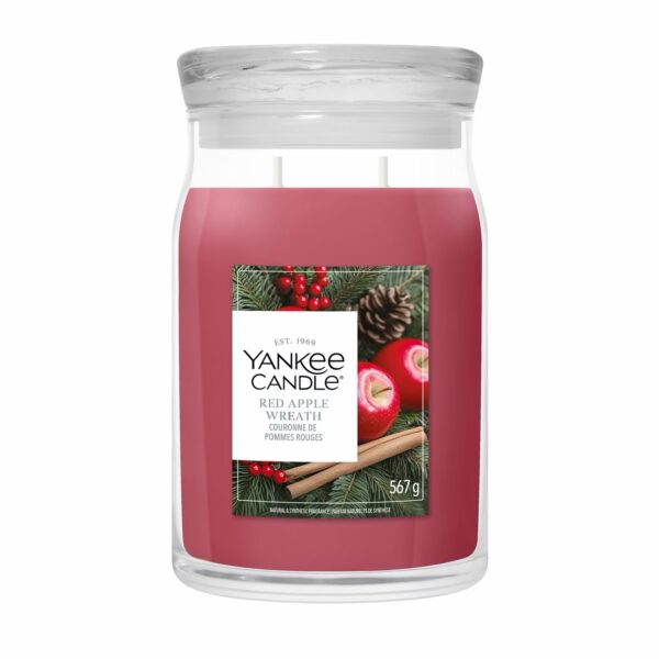 Giara grande red Apple wreath yankee candle