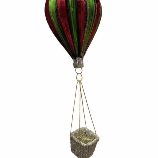 Addobbo per albero mongolfiera in vetro goodwill